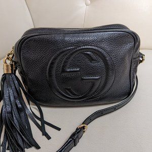 Authentic Gucci Soho Disco Bag (Black)